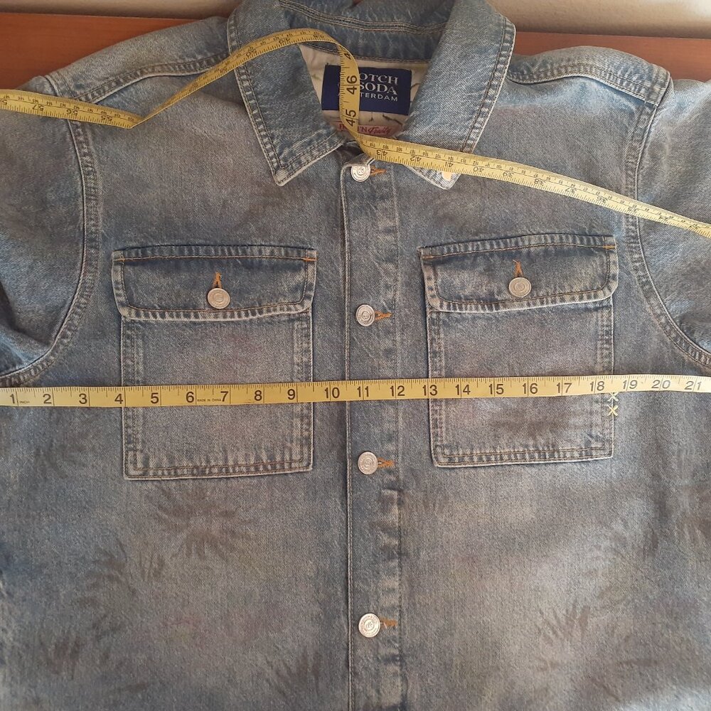 Scotch & Soda Print Jean Jacket - Picture 9 of 13